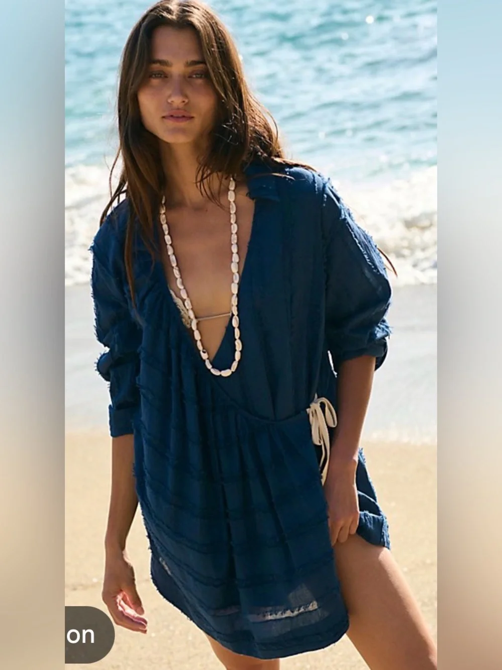 Free People Go With The Flow Wrap Top. NWT. Poseidon